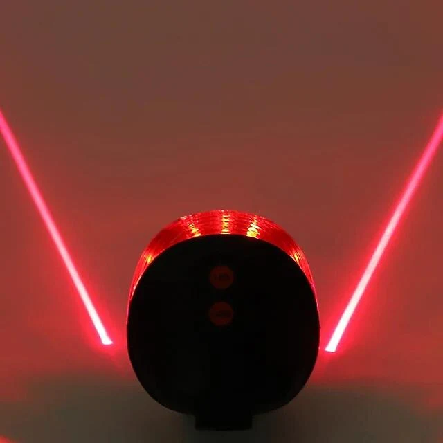 Luz trasera inteligente con láser