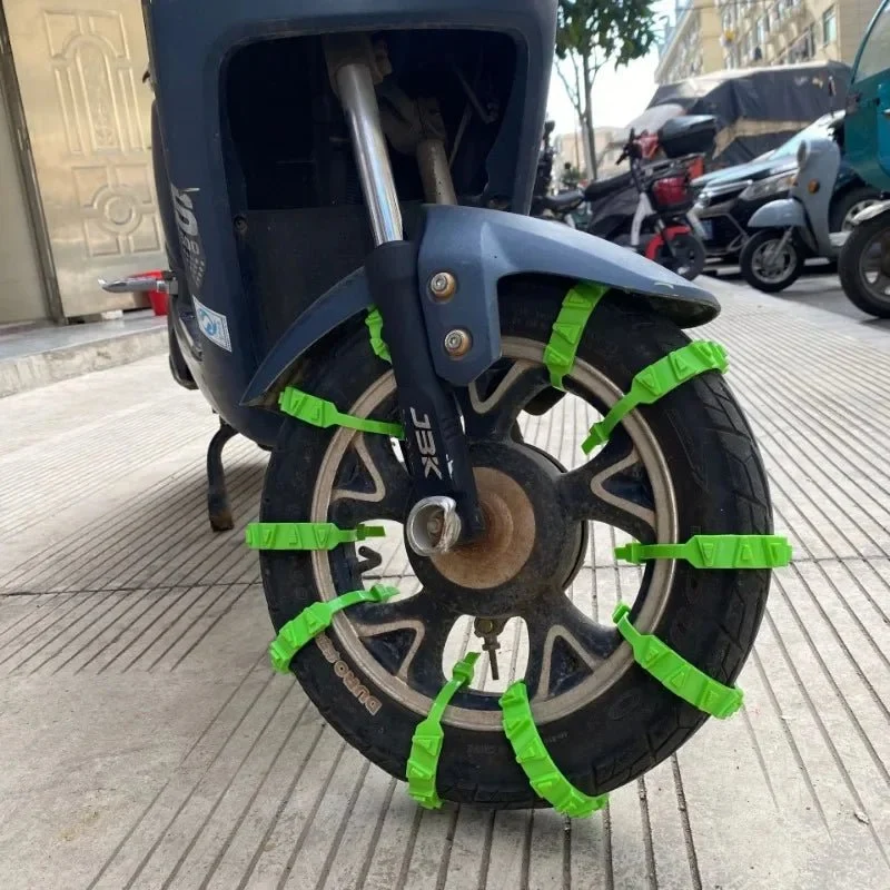 Protección antideslizante para neumáticos.