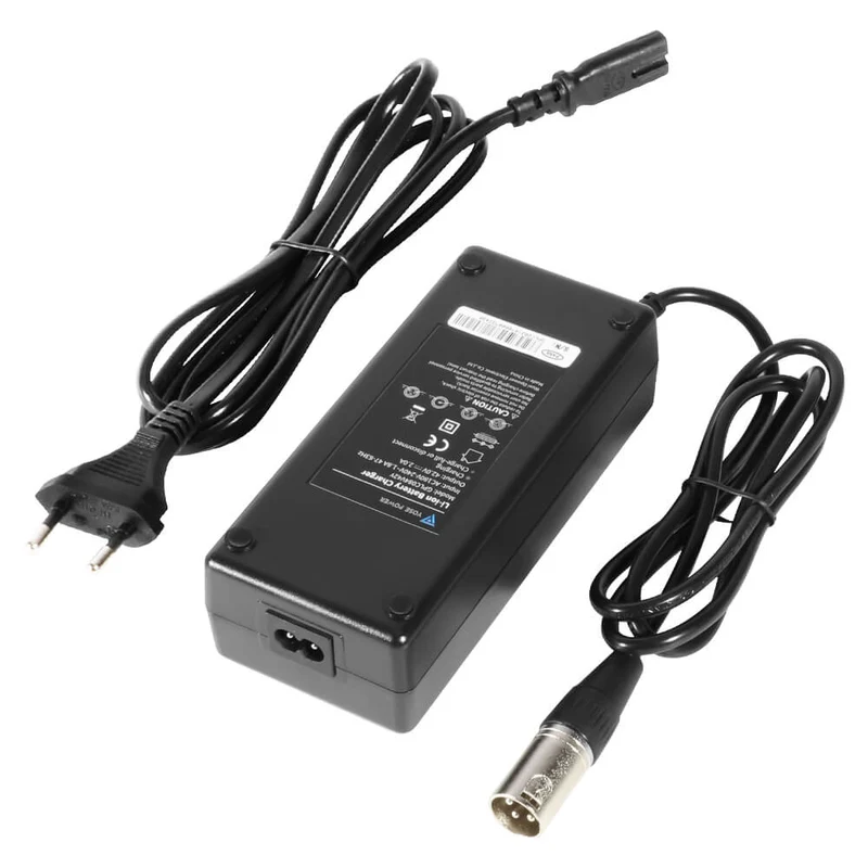 E-Bike Battery Charger with 3-PINS Plug