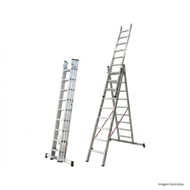 ESCALERA CONV. DOBLE 9 PLEGA/EXT. 2,58/4,26