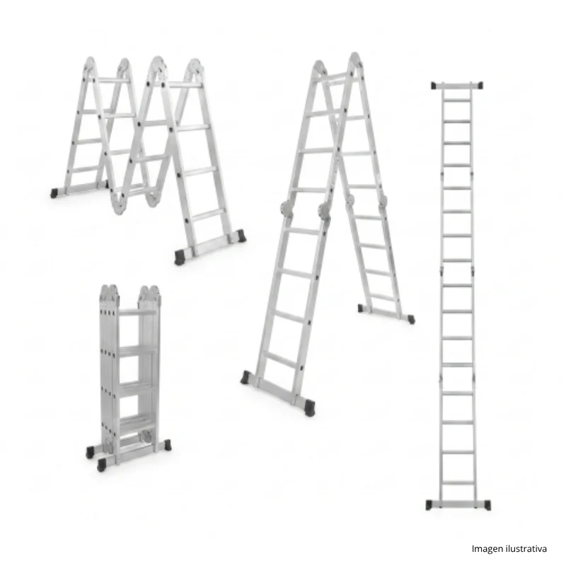 ESCALERA ARTICULADA 4X2, 150KG MAX ALT. PLEGA/EXT. 0,74/2,53