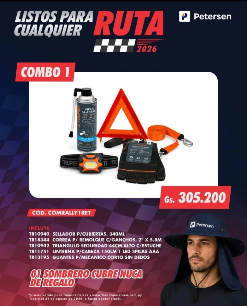 Combo Rally 1: Auxilio Completo y Seguridad Vial