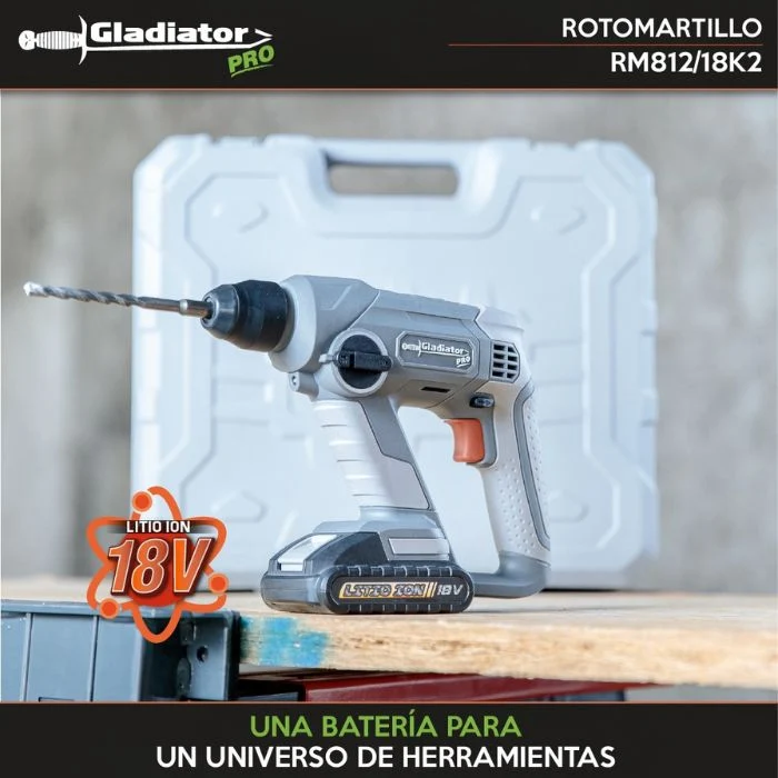 ROTOMARTILLO 1,1J, 2AH 18V.