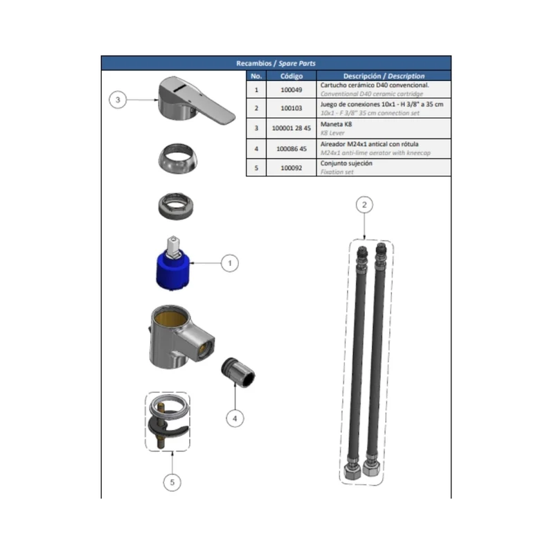 MONOCOMANDO P/ BIDE K8