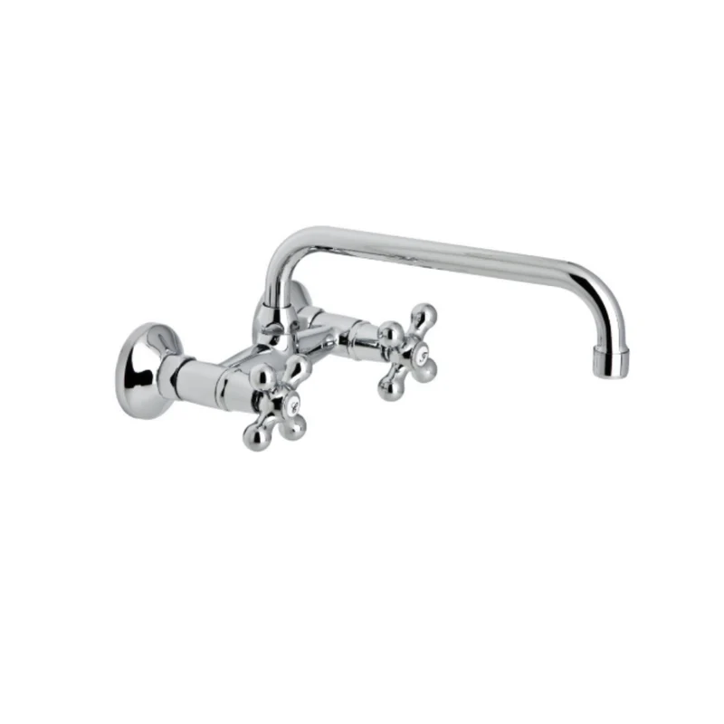 MEZCLADORA P/ COCINA PARED 15CM TUBO ALTO 24CM