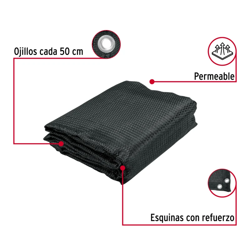 MEDIA SOMBRA 80% 3.60 X 3 M