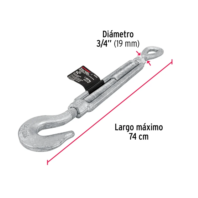 TENSOR P/CABO 3/4"