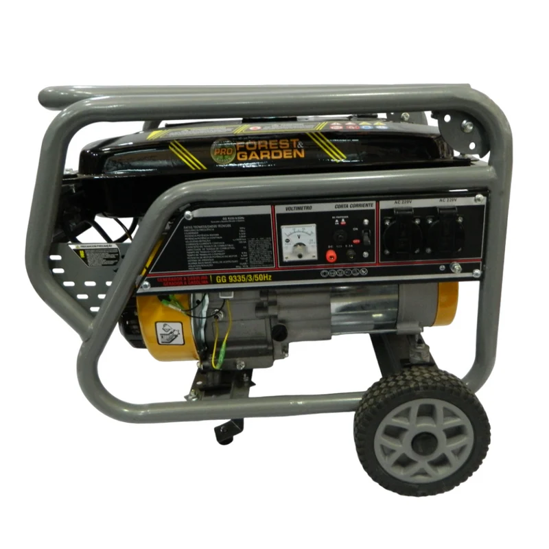 GENERADOR A COMBUSTIBLE FOREST & GARDEN 3,1KW ARRANQUE MANUAL