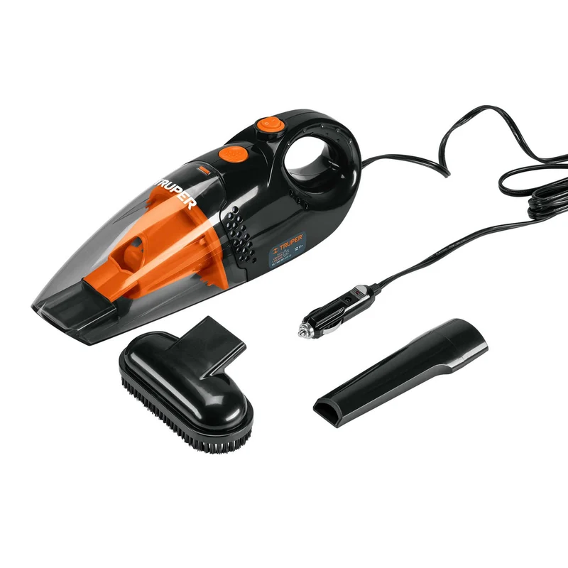 ASPIRADORA PARA AUTO TRUPER DE 12V, FILTROS LAVABLES