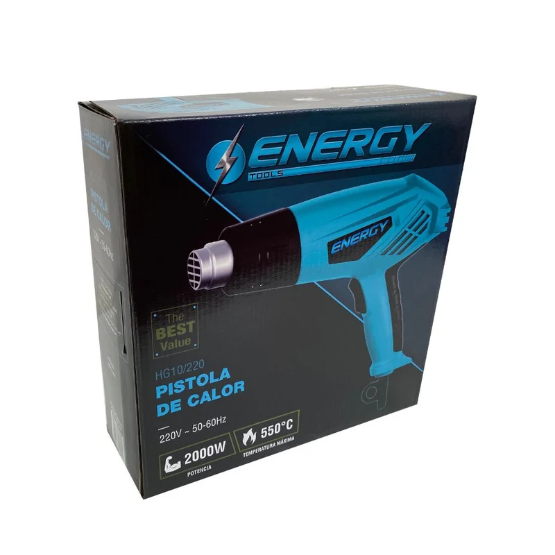 PISTOLA DE CALOR ENERGY 2000W USO LIVIANO VERSÁTIL