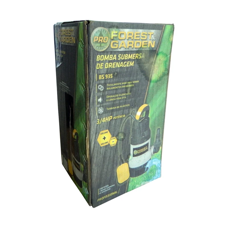 BOMBA DE DRENAJE SUMERGIBLE FOREST & GARDEN 3/4HP