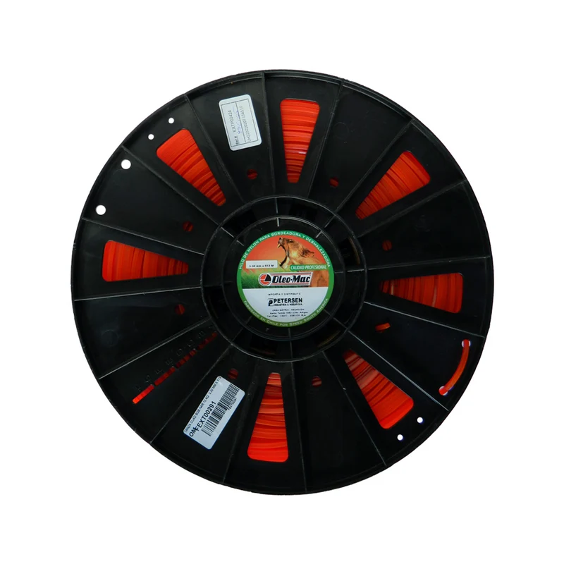 HILO DE NYLON CUADRADO OLEO MAC 3.30MM X 813M, ROLLO 10 KG