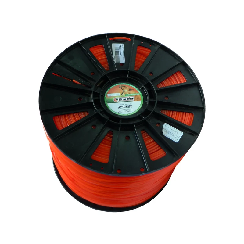 HILO DE NYLON CUADRADO PARA BORDEADORA Y DESMALEZADORA OLEO MAC 3.00MM X 957M, ROLLO 10 KG