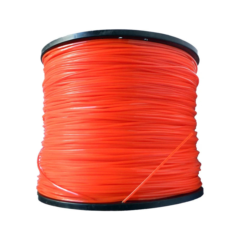 HILO DE NYLON CUADRADO PARA BORDEADORA Y DESMALEZADORA OLEO MAC 3.00MM X 957M, ROLLO 10 KG