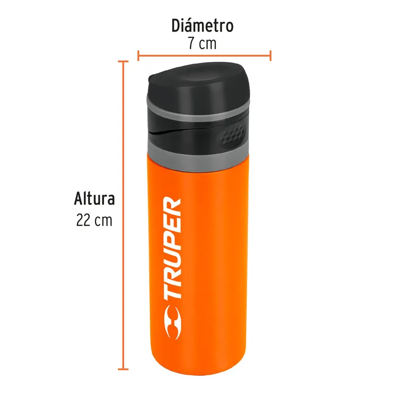 TERMO DE ACERO INOXIDABLE DE 400 ML, TRUPER