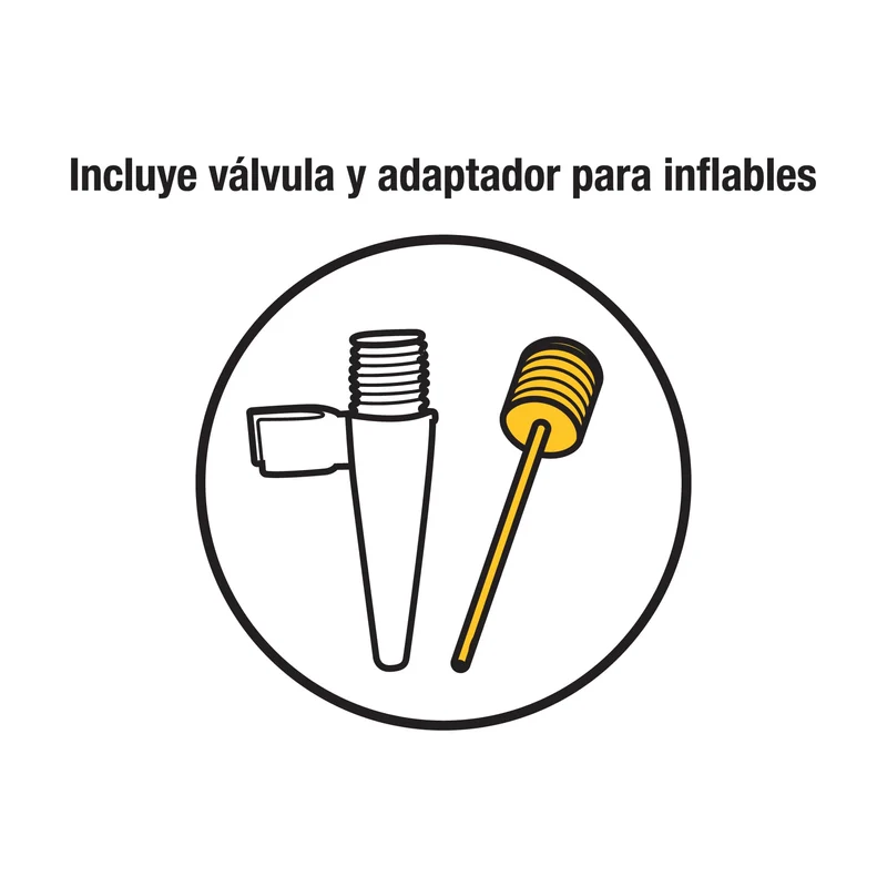 BOMBA DE PEDAL PARA INFLAR, 58 PSI, PRETUL