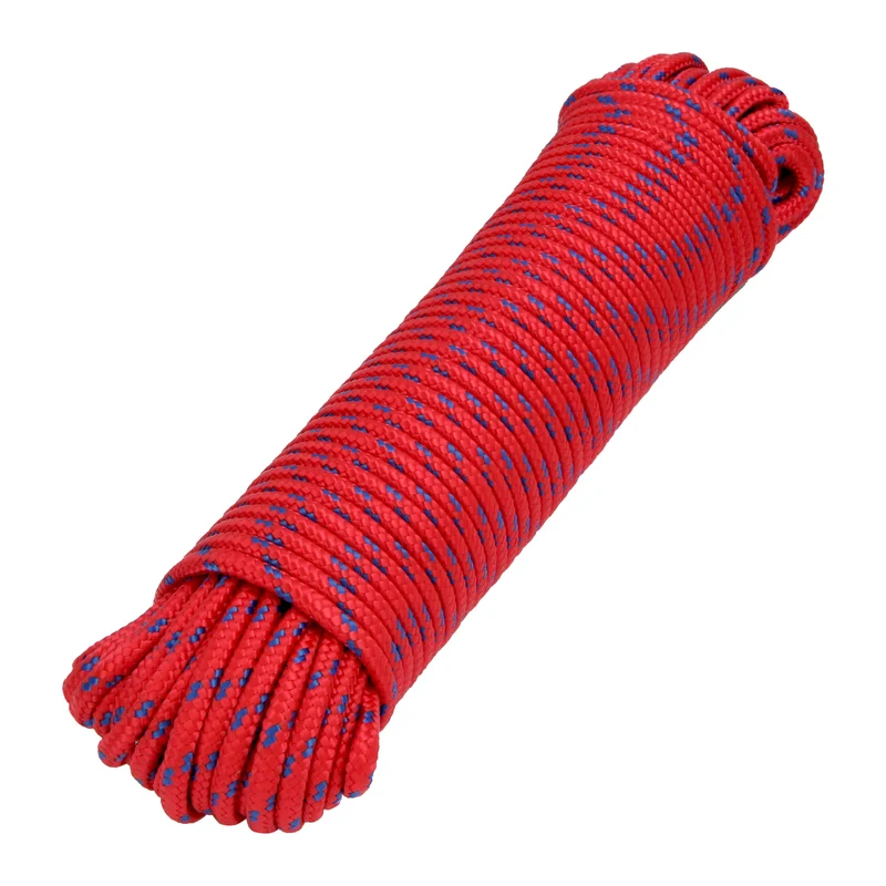 CUERDA DE POLIPROPILENO TRENZADA, MULTICOLOR, 6MM X 30M