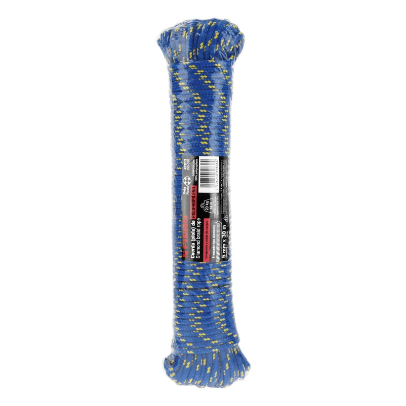 CUERDA DE POLIPROPILENO TRENZADA TRUPER, MULTICOLOR, 5MM X 30M
