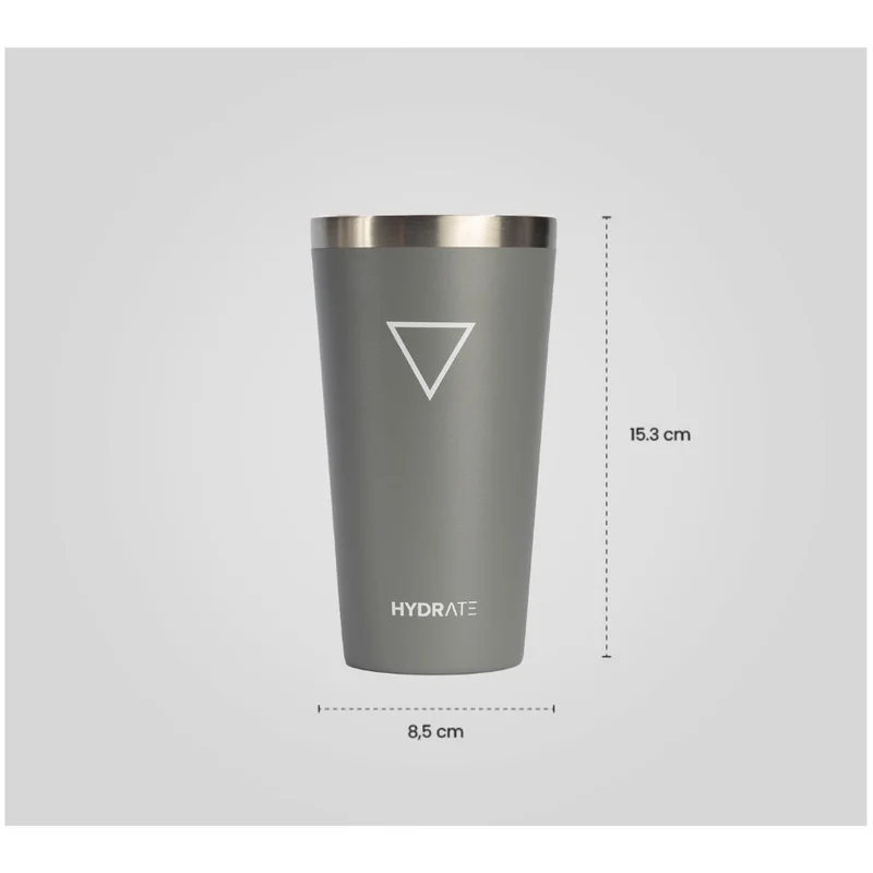 VASO HYDRATE DE 473 ML, GRIS