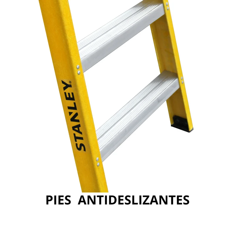 ESCALERA STANLEY DE FIBRA DE VIDRIO, TIPO TIJERA, 3 ESCALONES