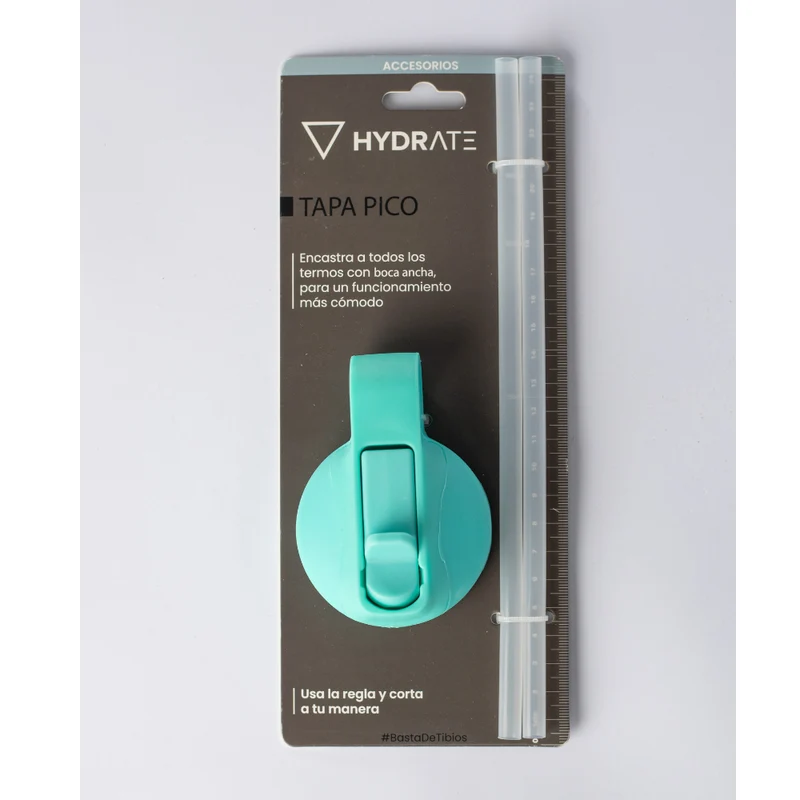 ACCESORIO BOCA ANCHA HYDRATE, TAPA PICO AQUA