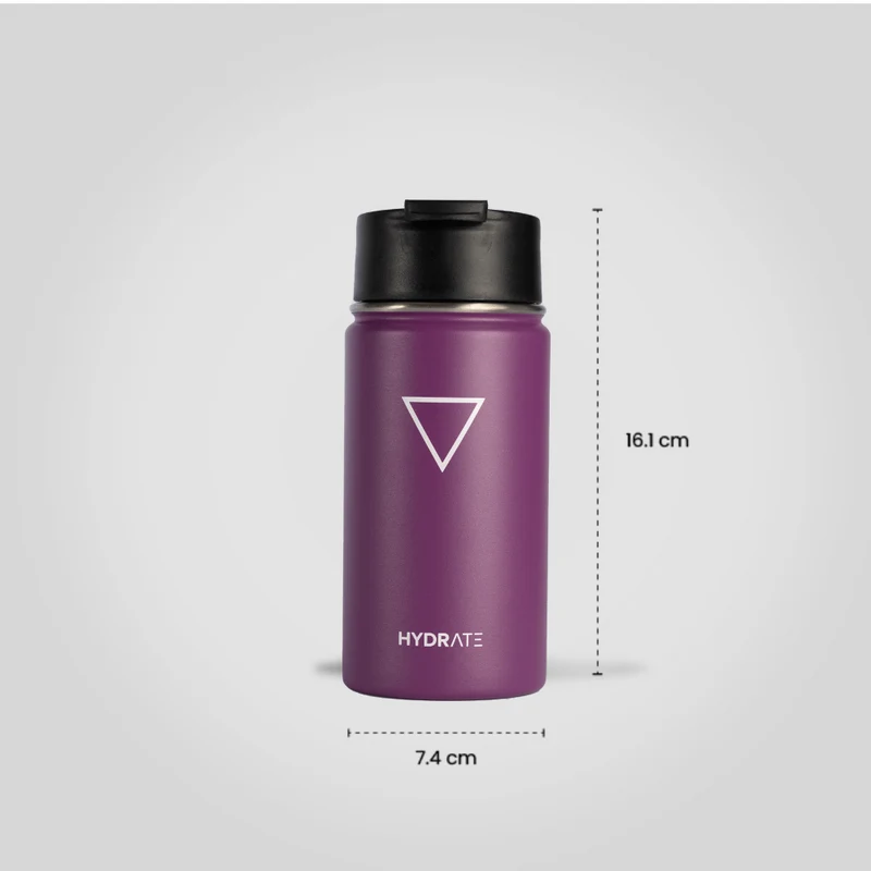 TERMO PARA CAFÉ HYDRATE 355ML, VIOLETA