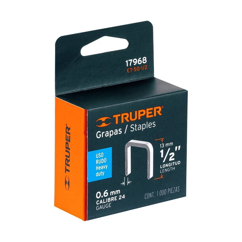 1000 GRAPAS 1/2" CORONA 10.7 MM PARA ET-50, TRUPER