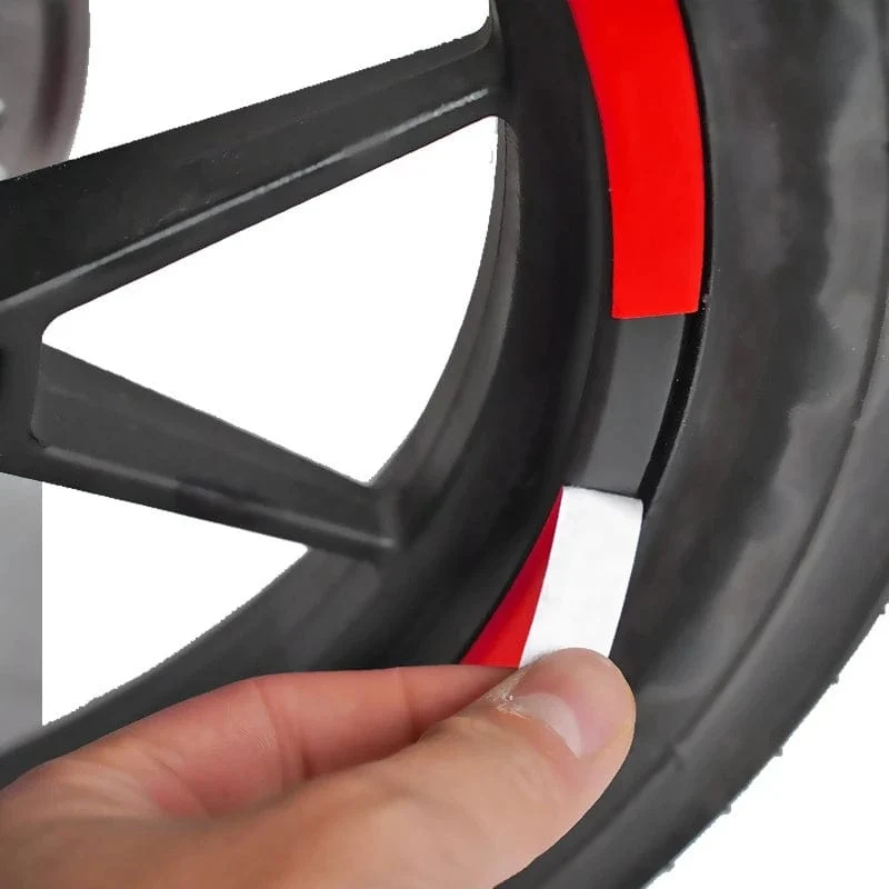 Pegatinas reflectantes de seguridad para ruedas