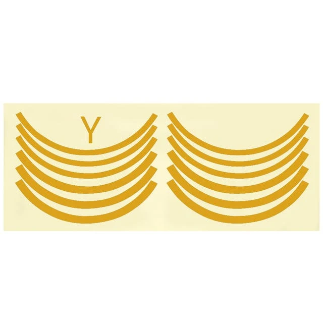 Pegatinas reflectantes de seguridad para ruedas