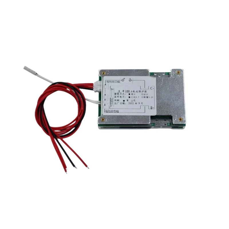 BMS 3S 100A con balanceo de carga (Medidas 80*5.5*1.9mm)