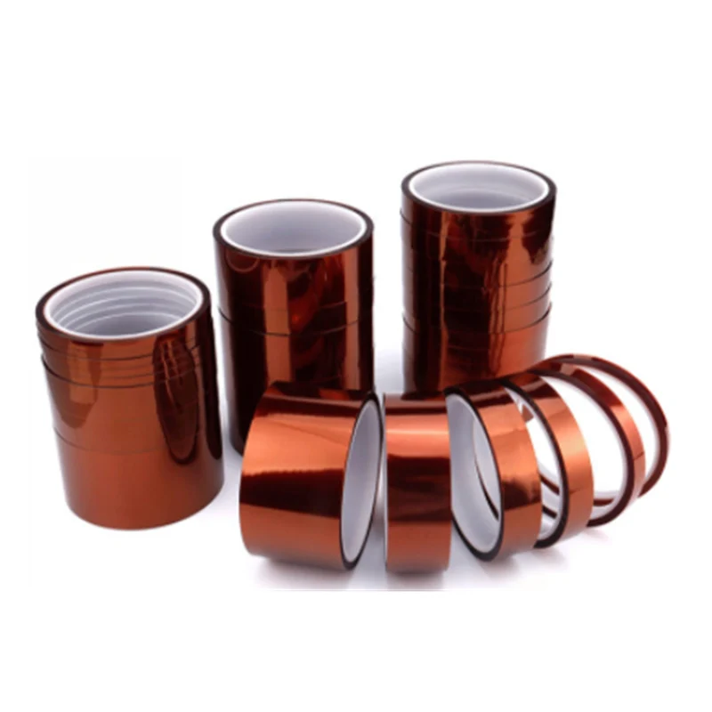 Alta Temperatura Cintas Resistentes al Calor,Kapton Tape Cinta Aislante para Sublimacion Soldar Placa de Circuito Aislantes