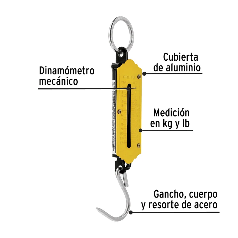 BASCULA ROMANA DE RESORTE 12 KG , PRETUL