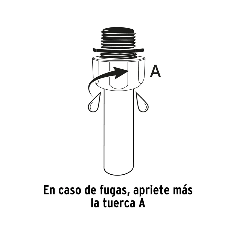 CONECTOR MACHO 1/2" DE ABS C/TUERCA DE AJUSTE MANUAL