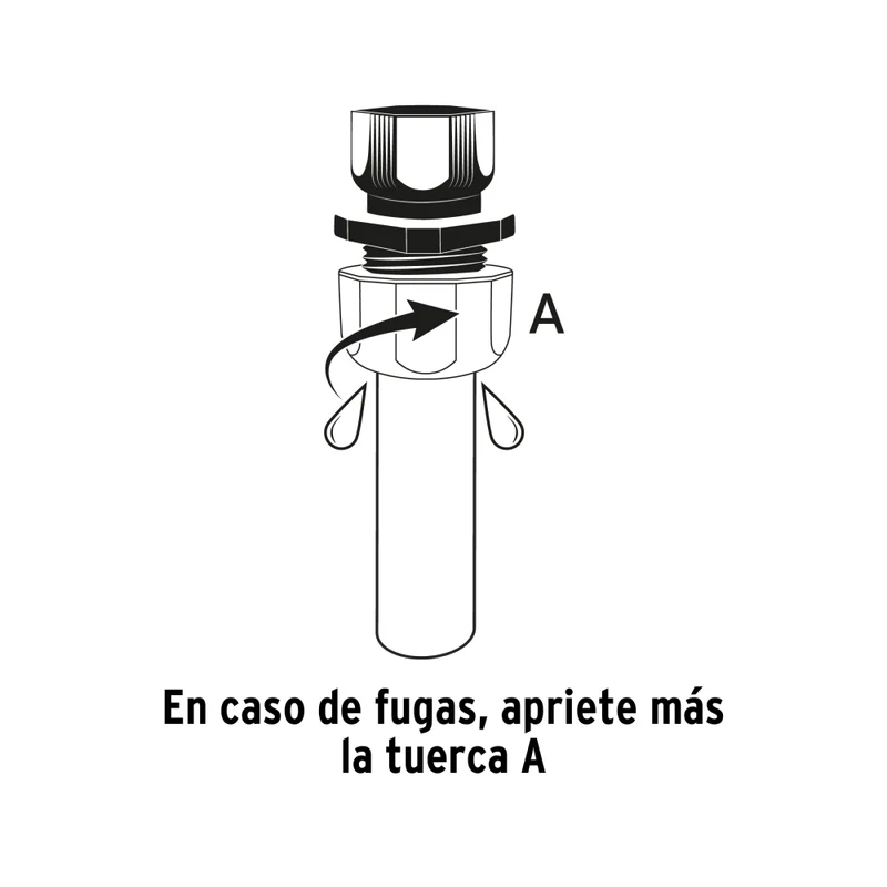 CONECTOR HEMBRA 1/2" DE ABS C/TUERCA DE AJUSTE MANUAL