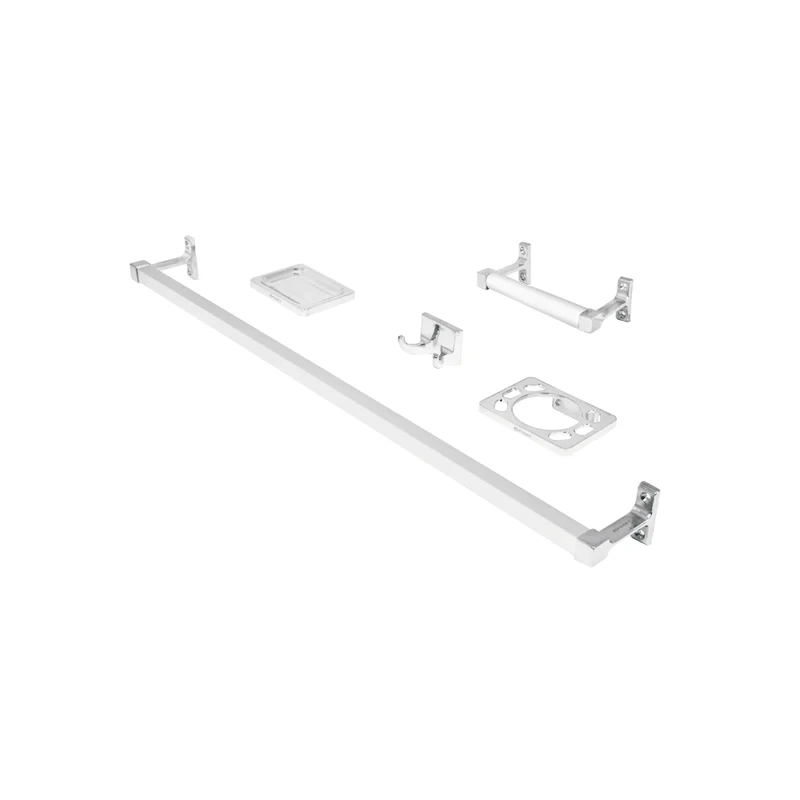 JUEGO DE 5 ACCESORIOS P/ BAÑO METALICOS, FOSET