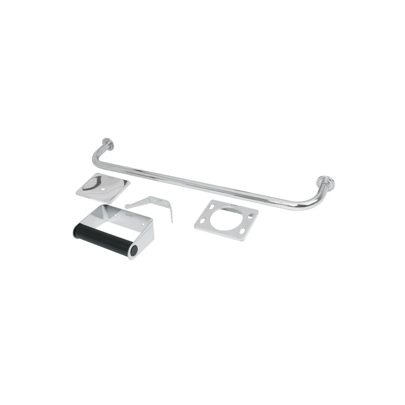 JUEGO DE 5 ACCESORIOS P/ BAÑO ACERO INOX, FOSET