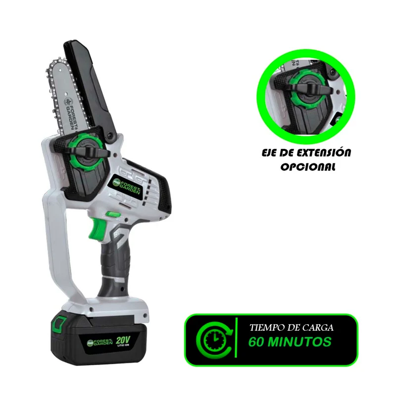 ELECTROSIERRA DE MANO 5" 20V CON BAT Y CARG.
