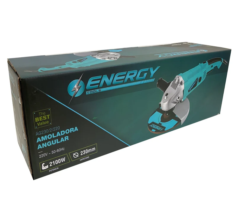 AMOLADORA ANGULAR ENERGY DE 9" 1800W