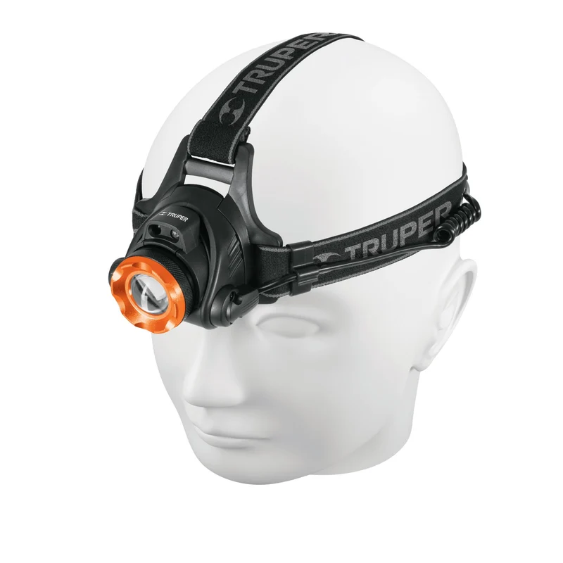 LINTERNA DE MINERO 1 LED TRUPER 300 LM RECARGABLE