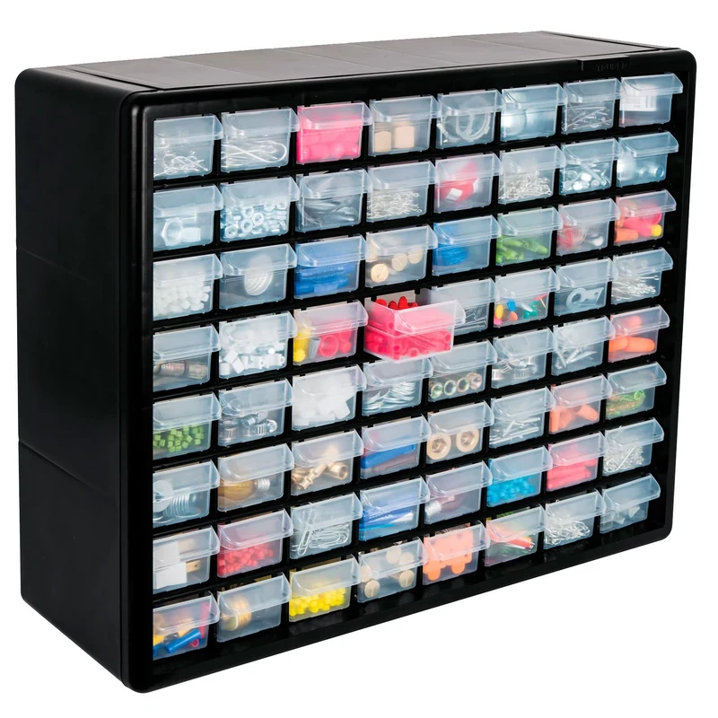 ORGANIZADOR TRUPER CON 64 GAVETAS