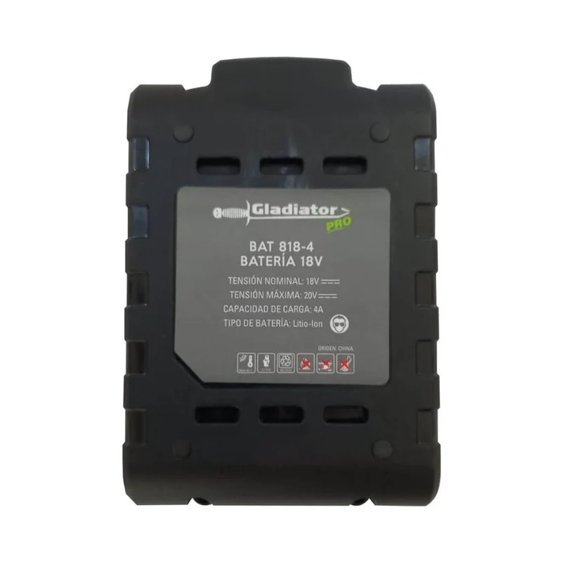 BATERIA RECARGABLE GLADIATOR 18V 4A