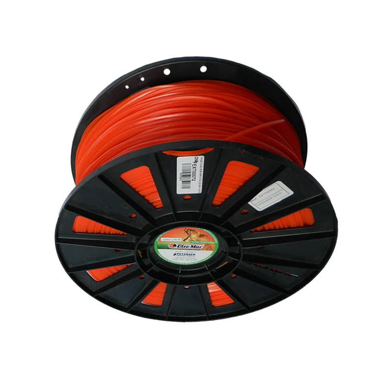 HILO DE NYLON CUADRADO PARA BORDEADORA Y DESMALEZADORA OLEO MAC 3.00MM X 487M, ROLLO 5 KG