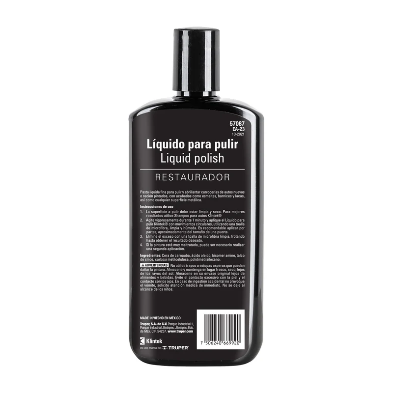 POLISH LÍQUIDO PARA AUTO KLINTEK, 473 ML