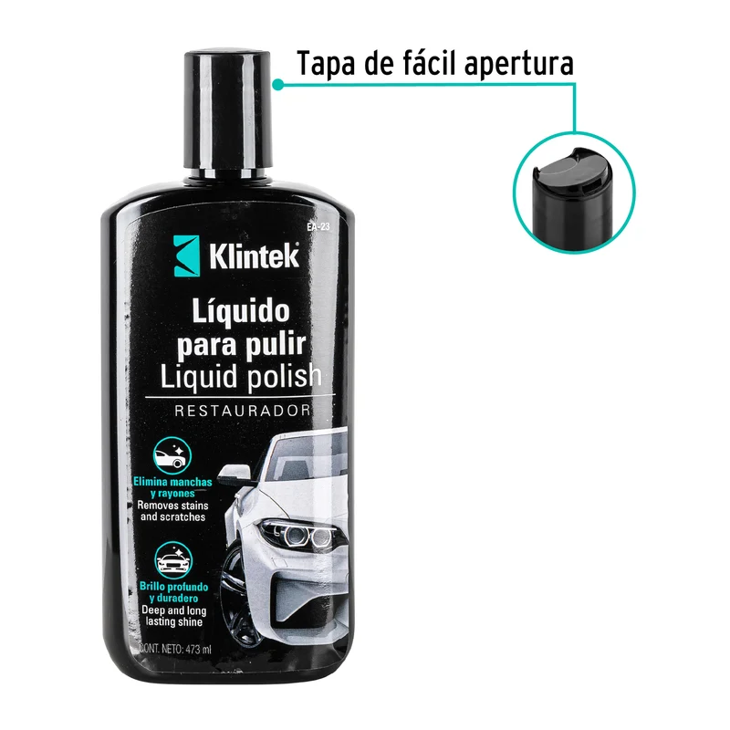 POLISH LÍQUIDO PARA AUTO KLINTEK, 473 ML