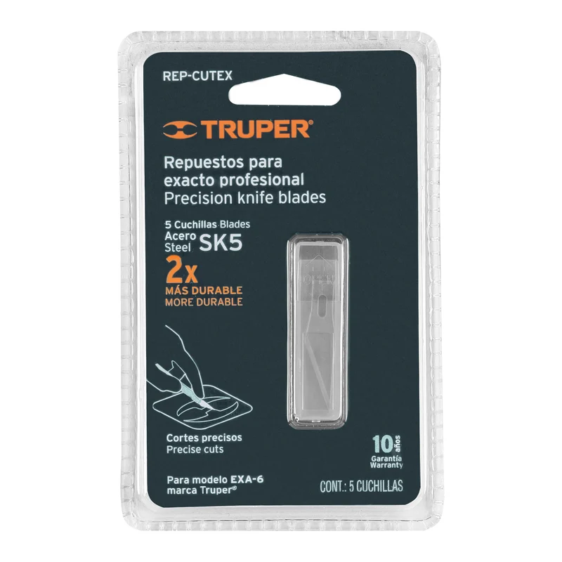 REPUESTO CON 5 PIEZAS PARA EXA-6, TRUPER