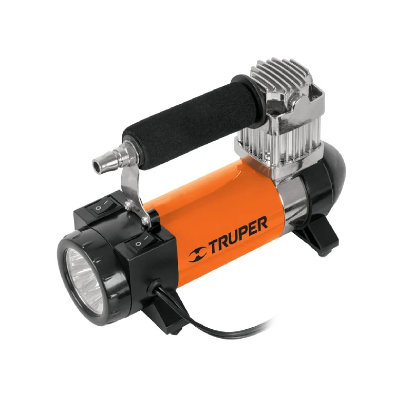 COMPRESOR DE AIRE TRUPER 12V PARA AUTO, PORTÁTIL