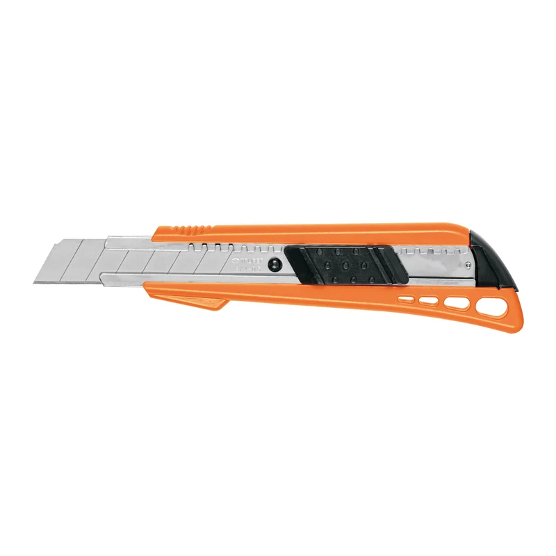 CUTTER 18 MM REFORZADO TRUPER DE PLÁSTICO CON ALMA METÁLICA