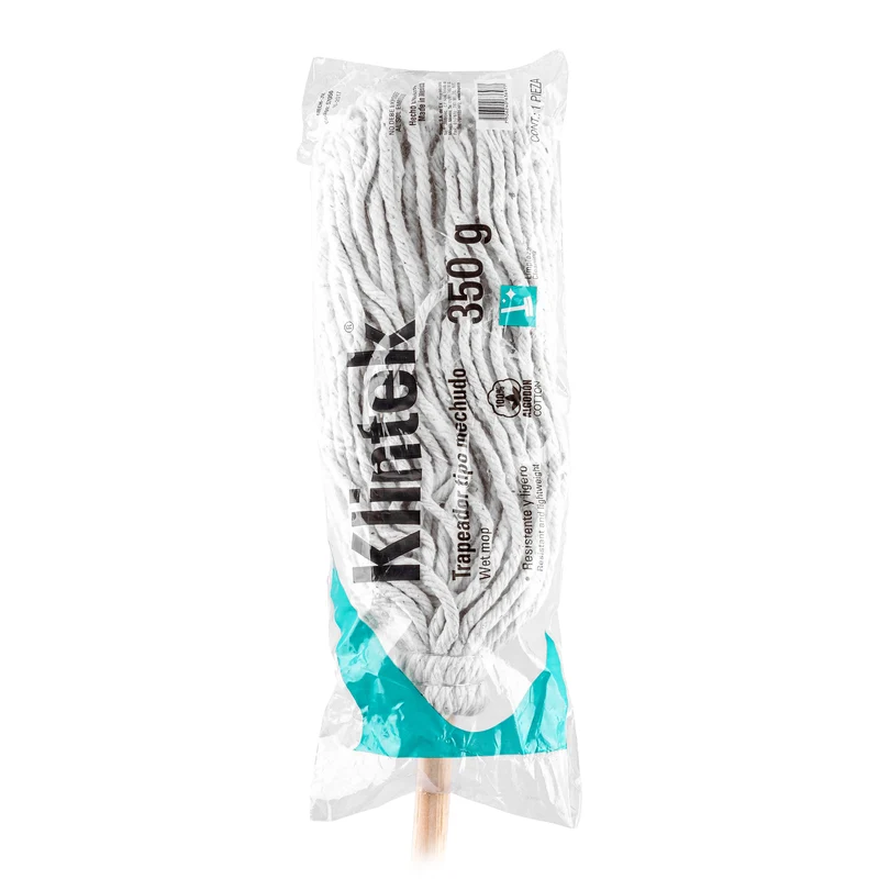 TRAPEADOR KLINTEK, 350 G CON BASTÓN DE 120 CM
