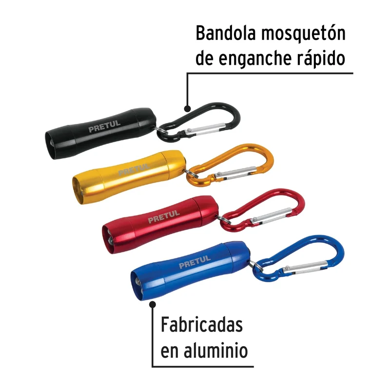 LINTERNA LED TIPO LLAVERO, TRUPER