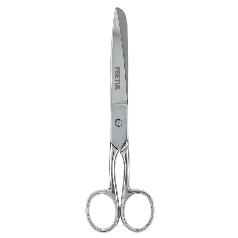 TIJERA 7" (18 CM) DE ACERO INOXIDABLE PARA COSTURA, PRETUL